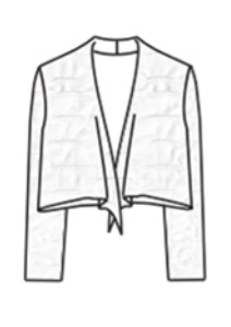 CUT LOOSE Textured Viscose Knit Cropped Cardigan - 6647388