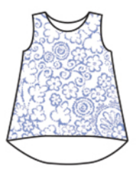 CUT LOOSE Bandana Hi-Low Tank - 4335717