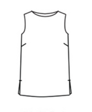 CUT LOOSE Hanky Linen Side Slit Tank - 4205302