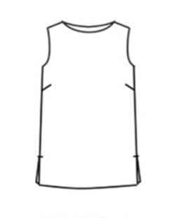 CUT LOOSE Hanky Linen Side Slit Tank - 4205302