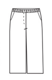 CUT LOOSE Hanky Linen Easy Crop Pant - 4202349