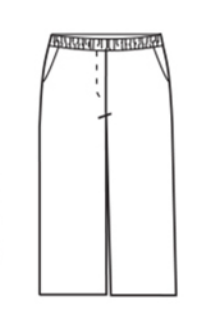 CUT LOOSE Hanky Linen Easy Crop Pant - 4202349