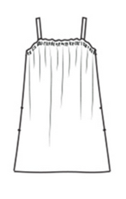 CUT LOOSE Hanky Linen Ruched Dress - 4200371