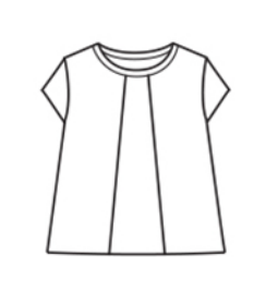 CUT LOOSE Linen Combo Short Sleeve Tee - 5706738