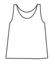 CUT LOOSE Linen Cotton Jersey Layering Tank - 5015607