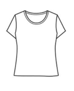 CUT LOOSE Linen Cotton Jersey Short Sleeve Bias Top - 5016620
