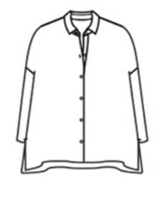 CUT LOOSE Rayon Parachute Swing Shirt - 6216919