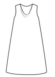 CUT LOOSE Rayon Parachute Drape Neck Midi Dress - 6210434