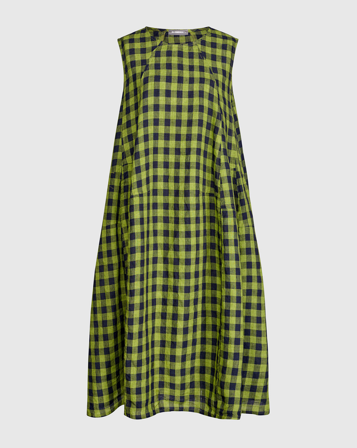 ALEMBIKA Linen Dress - SD171L - LIME
