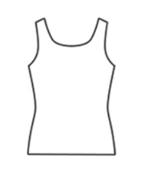 CUT LOOSE Light Lycra Jersey Basic Tank - 2015455