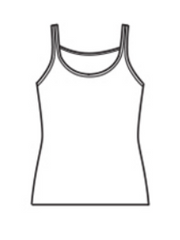 CUT LOOSE Light Lycra Jersey Layering Tank - 2015118