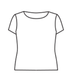 CUT LOOSE Light Lycra Jersey Short Sleeve Fitted Crew - 2015086