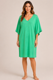 Prairie Cotton by CMC Kaftan V-Neck Long Tunic - 8720