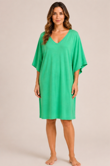 Prairie Cotton by CMC Kaftan V-Neck Long Tunic - 8720