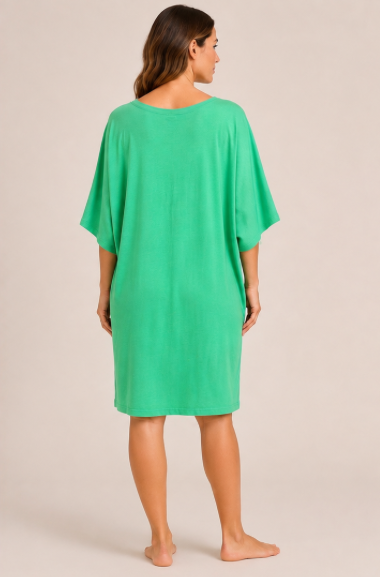 Prairie Cotton by CMC Kaftan V-Neck Long Tunic - 8720