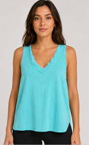 Prairie Cotton by CMC V-Neck Tank Top - 8001