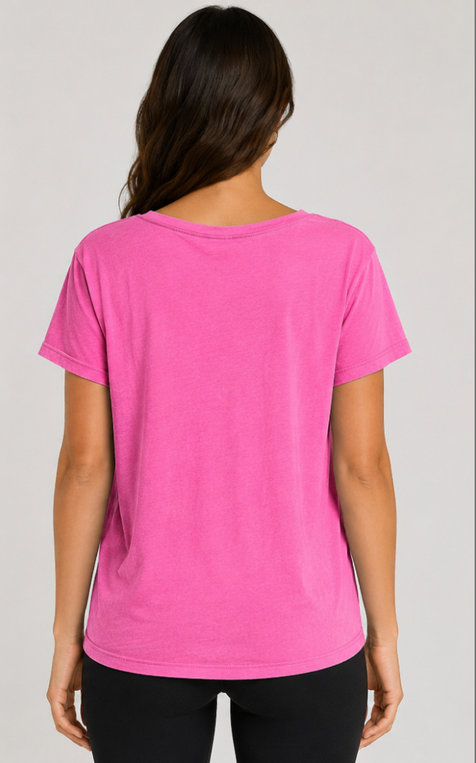 Prairie Cotton by CMC Relax Round Neck Short Sleeve Tee - 8145