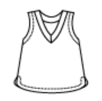 Prairie Cotton by CMC Printed V- Neck Tank Top - OC001/P - JERSEY OCEAN CARIBE