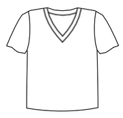 Prairie Cotton by CMC Jersey Short Sleeve Relaxed V-Neck Top - 8165