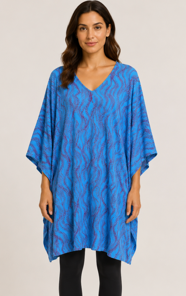 Prairie Cotton by CMC Printed Kaftan - RV720/P - JERSEY RED VINES