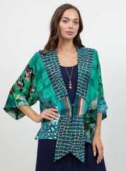 Sterling Style Frog Closure Jacket - 6244J TEAL