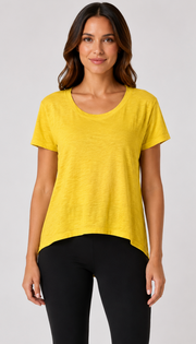 Prairie Cotton by CMC Jersey Slub Hi-Low Tee - JS162