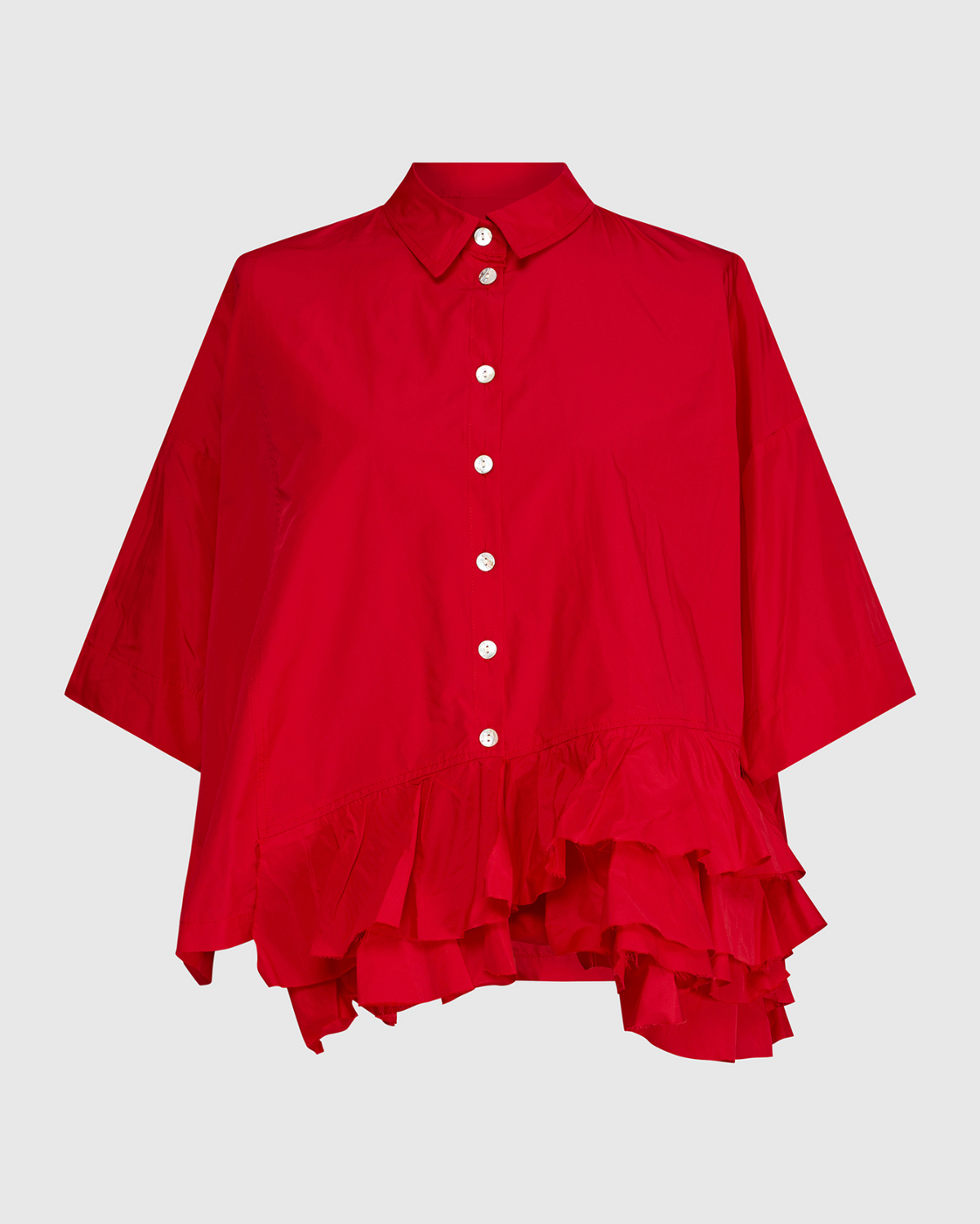 ALEMBIKA Taffeta Top - ST913R - RED
