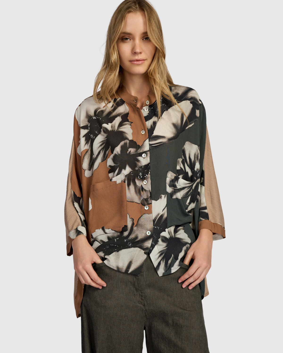 ALEMBIKA Viscose Top - ST935A - ANEMONE