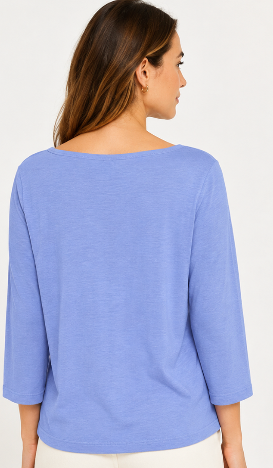 Prairie Cotton by CMC Prairie Lux Boat Neck Relax Long Sleeve - LX276