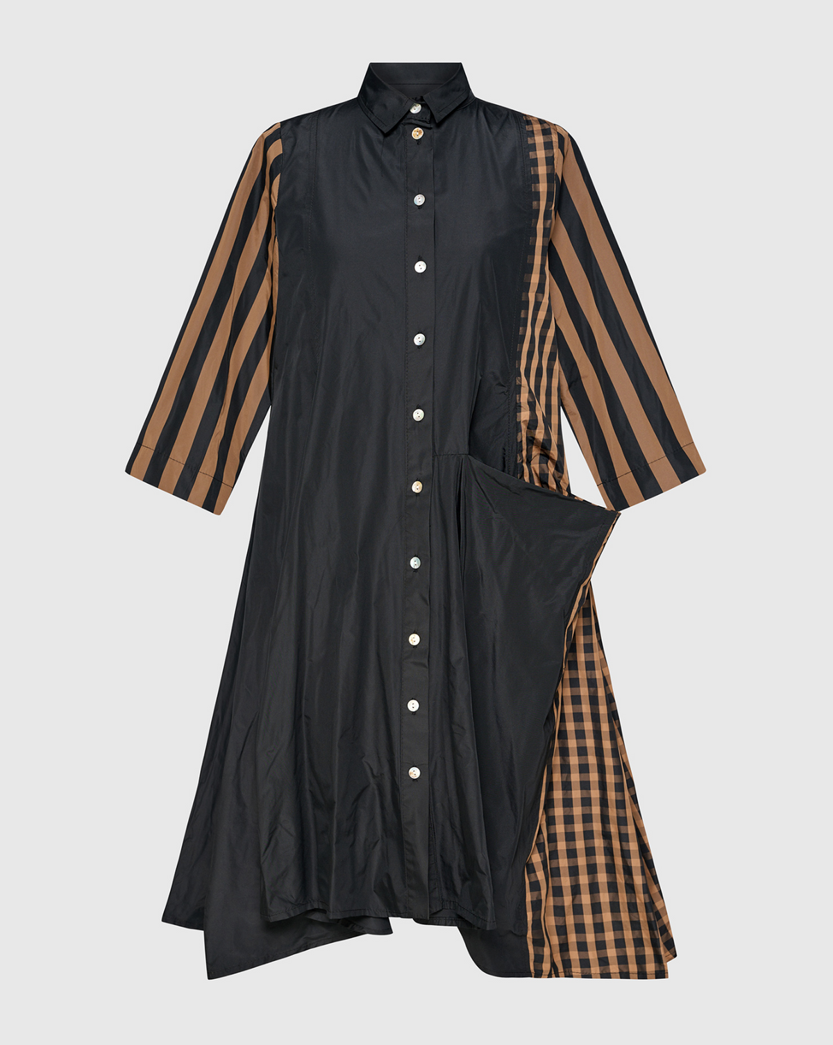 ALEMBIKA Taffeta Dress - SD182T - TRUFFLE