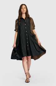ALEMBIKA Taffeta Dress - SD182T - TRUFFLE