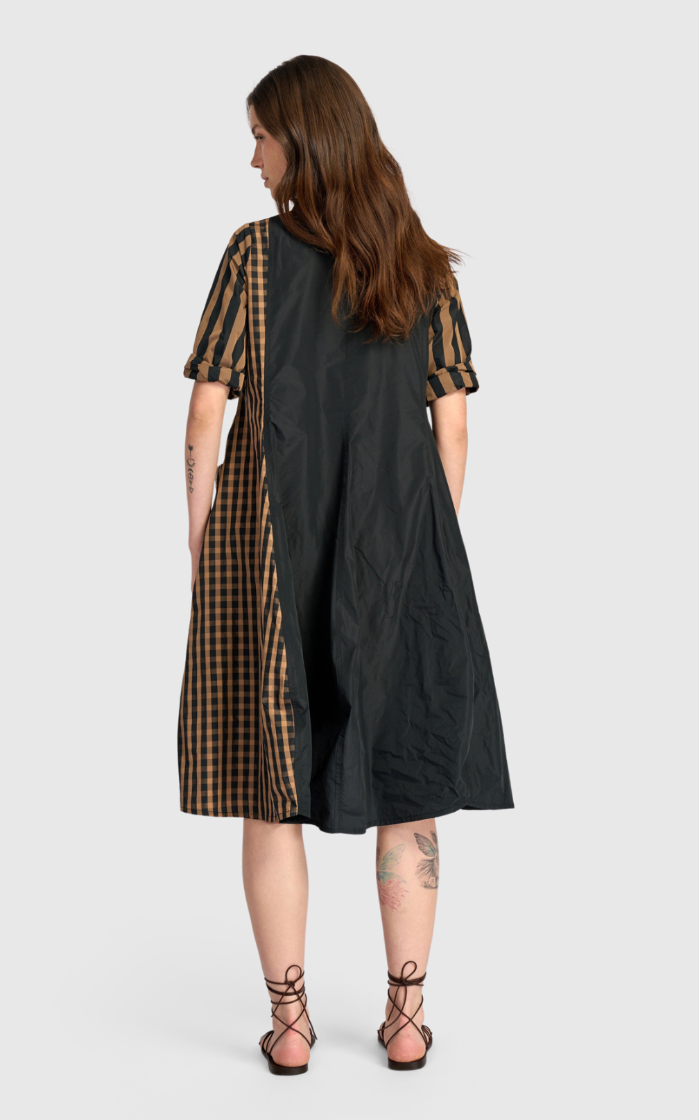 ALEMBIKA Taffeta Dress - SD182T - TRUFFLE
