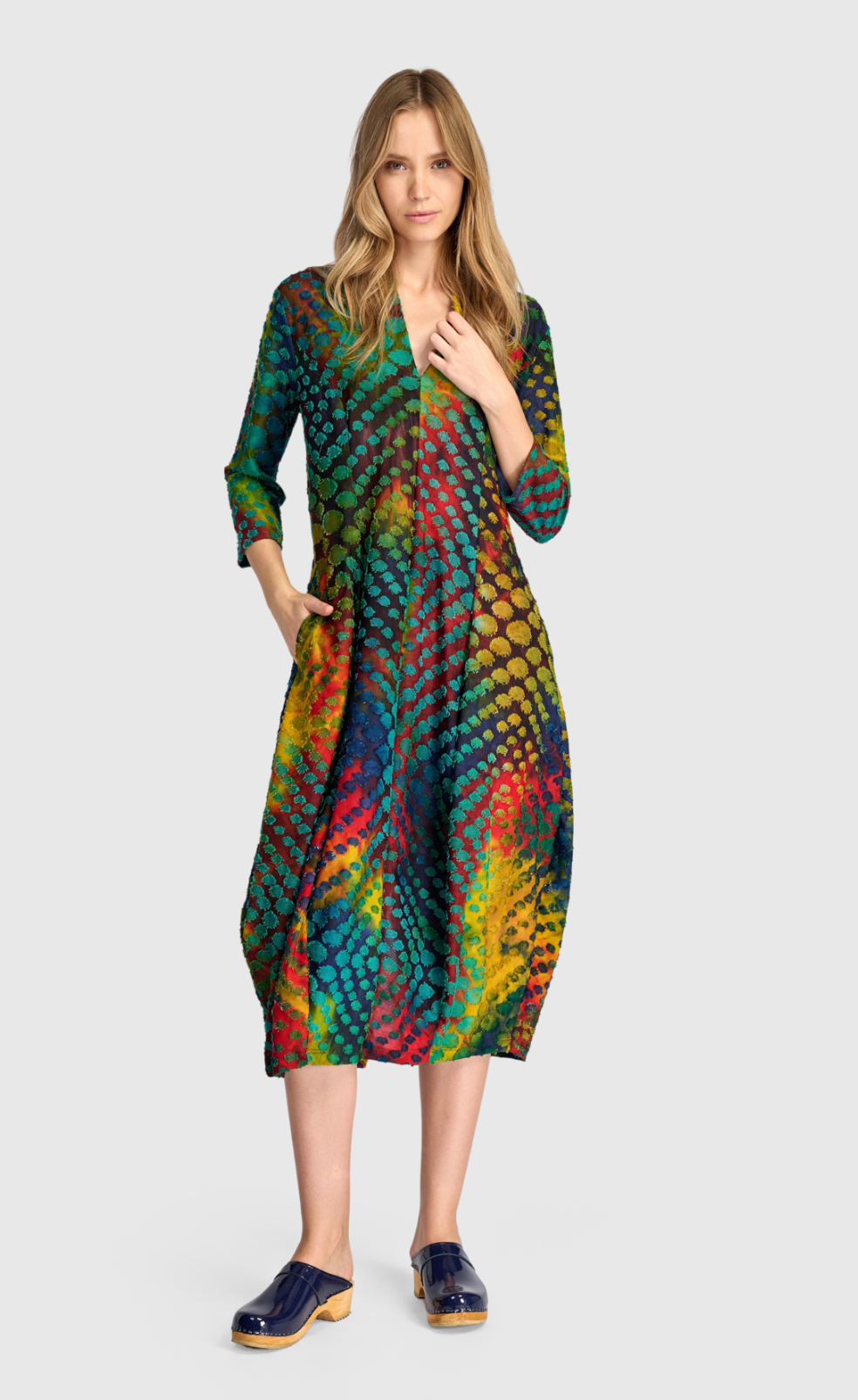 ALEMBIKA Poly-Visco Dress - SD188K - KLEIDO