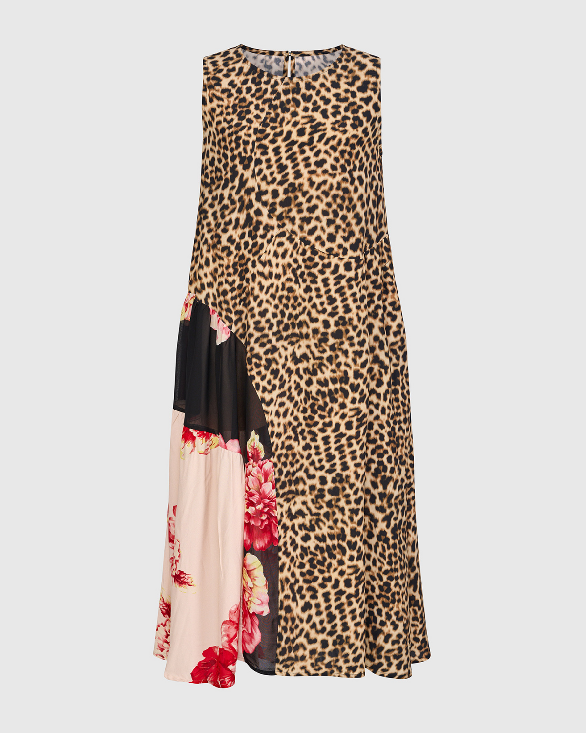 ALEMBIKA Viscose Dress & Half Slip - ED315F - FLORAL
