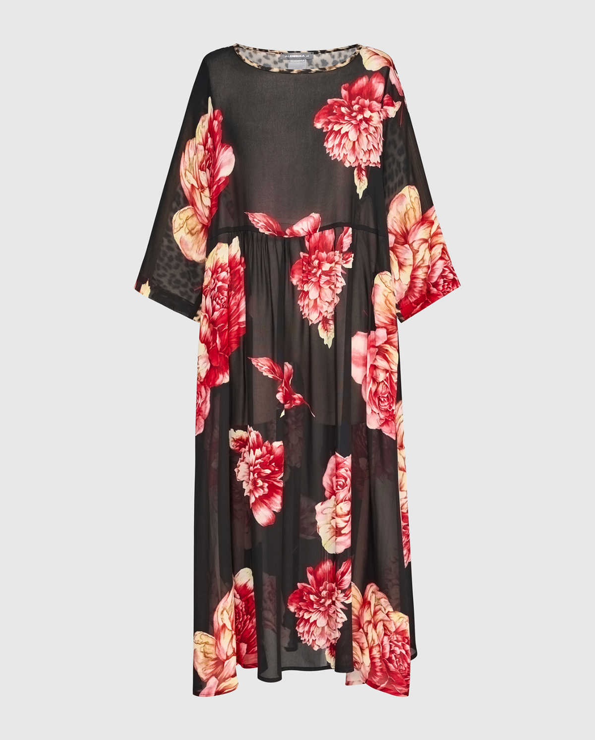 ALEMBIKA Viscose Dress & Slip - ED310F - FLORAL