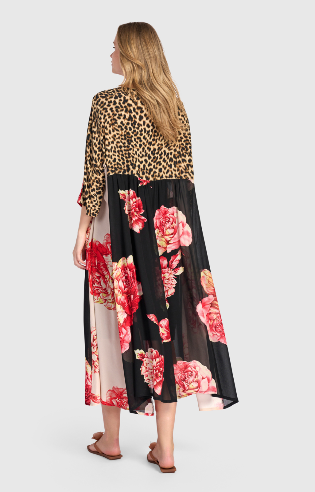 ALEMBIKA Viscose Dress & Slip - ED310F - FLORAL