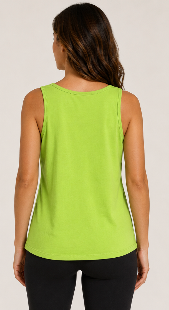 Prairie Cotton by CMC Stretch Terry Ruched Tank Top - ST796