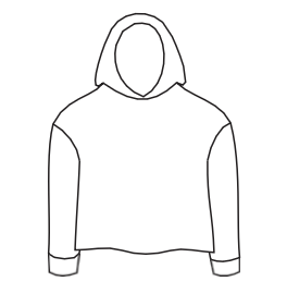Prairie Cotton by CMC Heather Stretch Terry Printed Hoodie Pullover - BR144/P - STRETCH TERRY BRANCHES