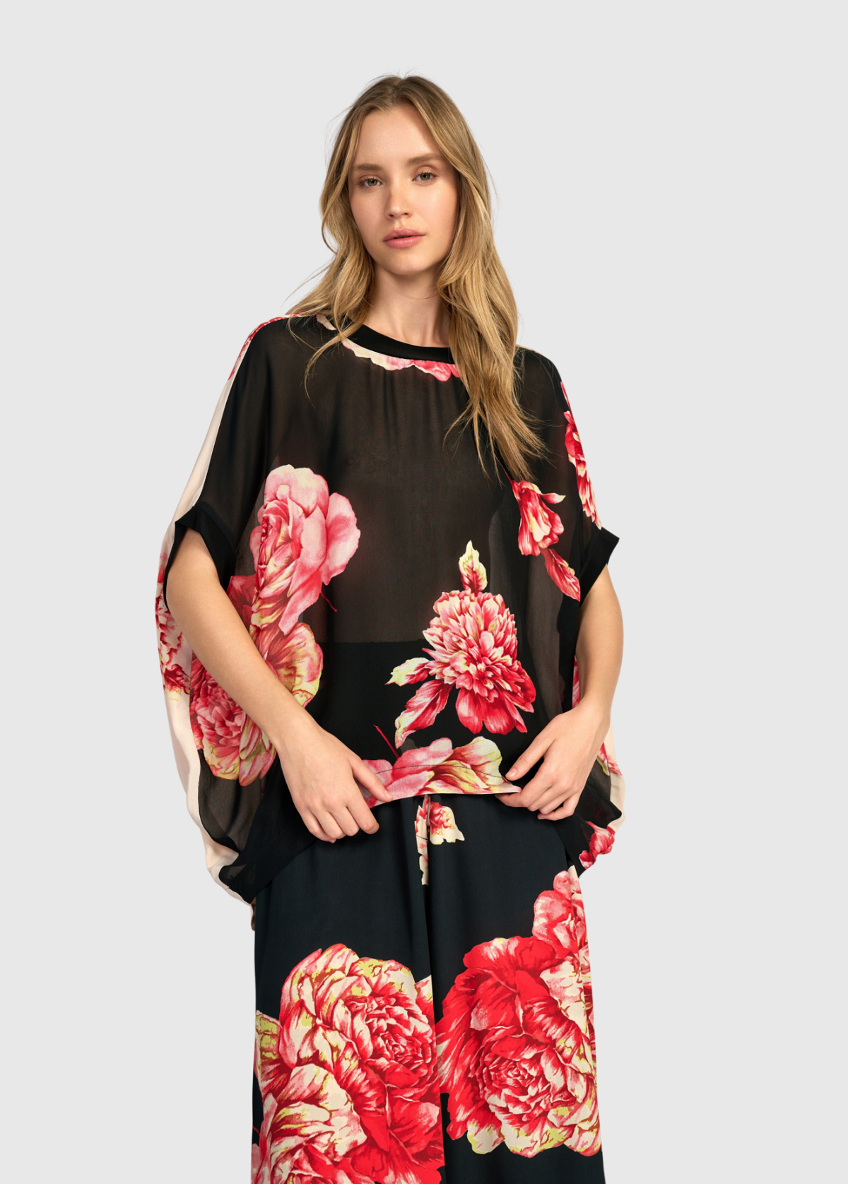 ALEMBIKA Viscose Top - ET340F - FLORAL