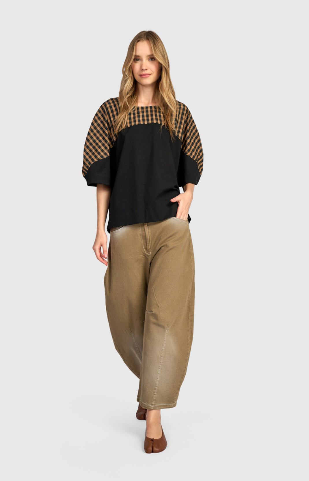 ALEMBIKA Cotton Pants - SP430C - CAMEL