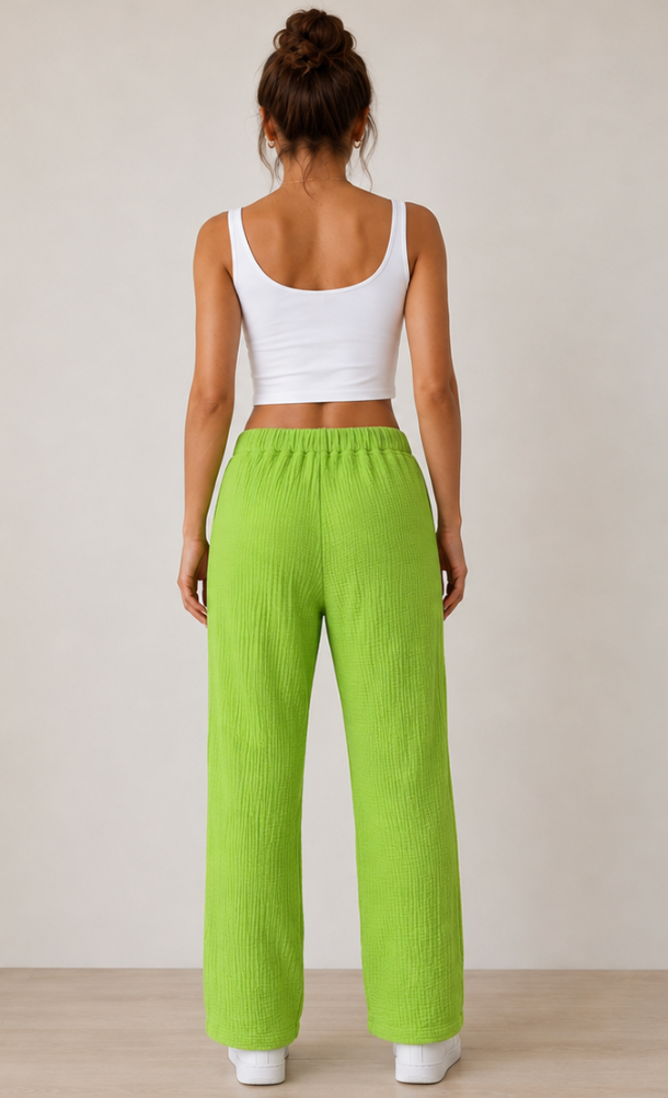 Color Me Cotton CMC Double Gauze Solid Dojo Pant - DG5105