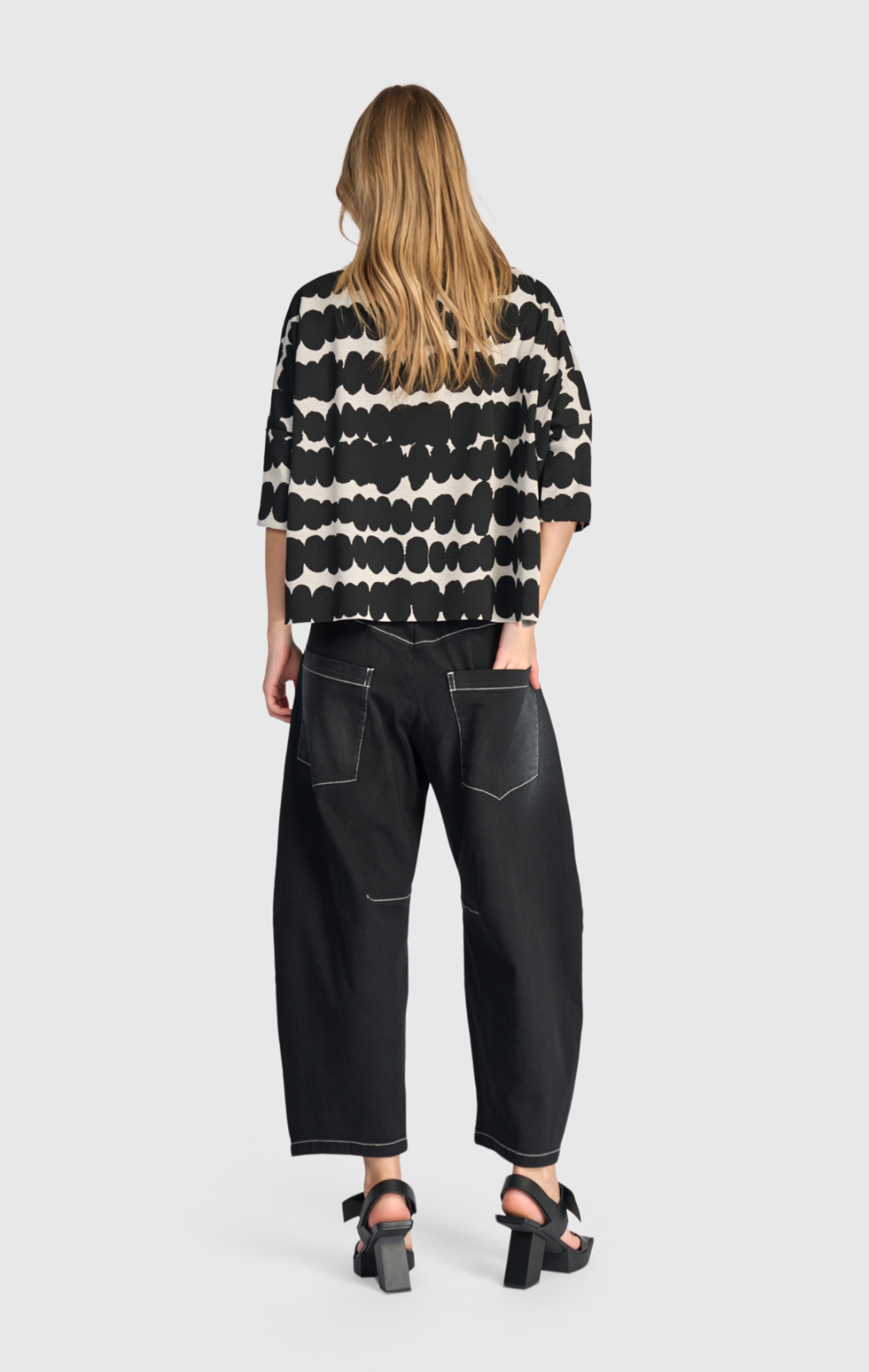 ALEMBIKA Cotton Pants - SP430B - BLACK
