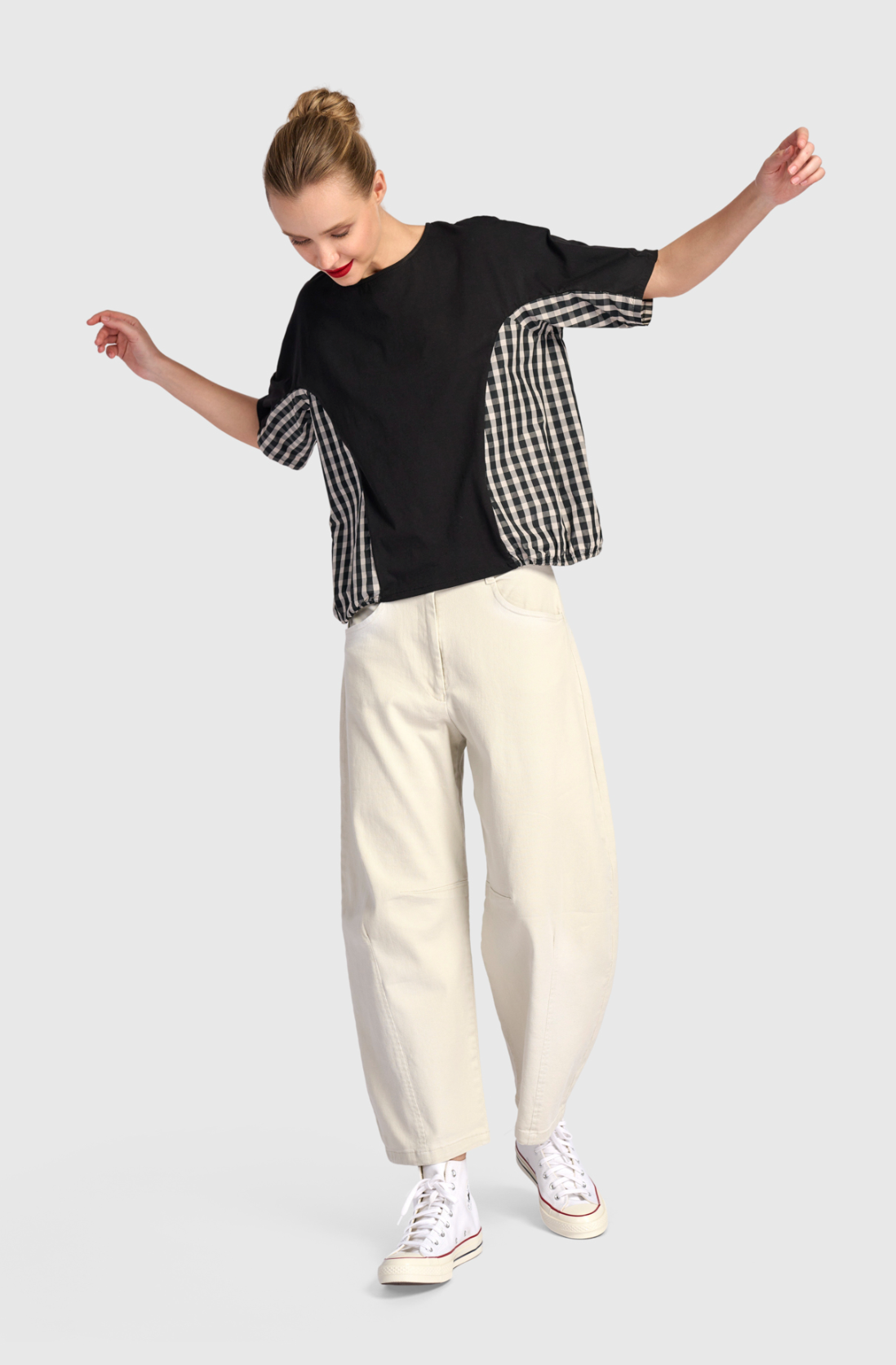 ALEMBIKA Cotton Pants - SP430I - IVORY