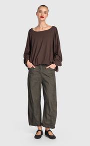 ALEMBIKA Cotton Pants - SP433T - TRUFFLE