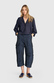 ALEMBIKA Taffeta Pants - SP445M - MIDNIGHT