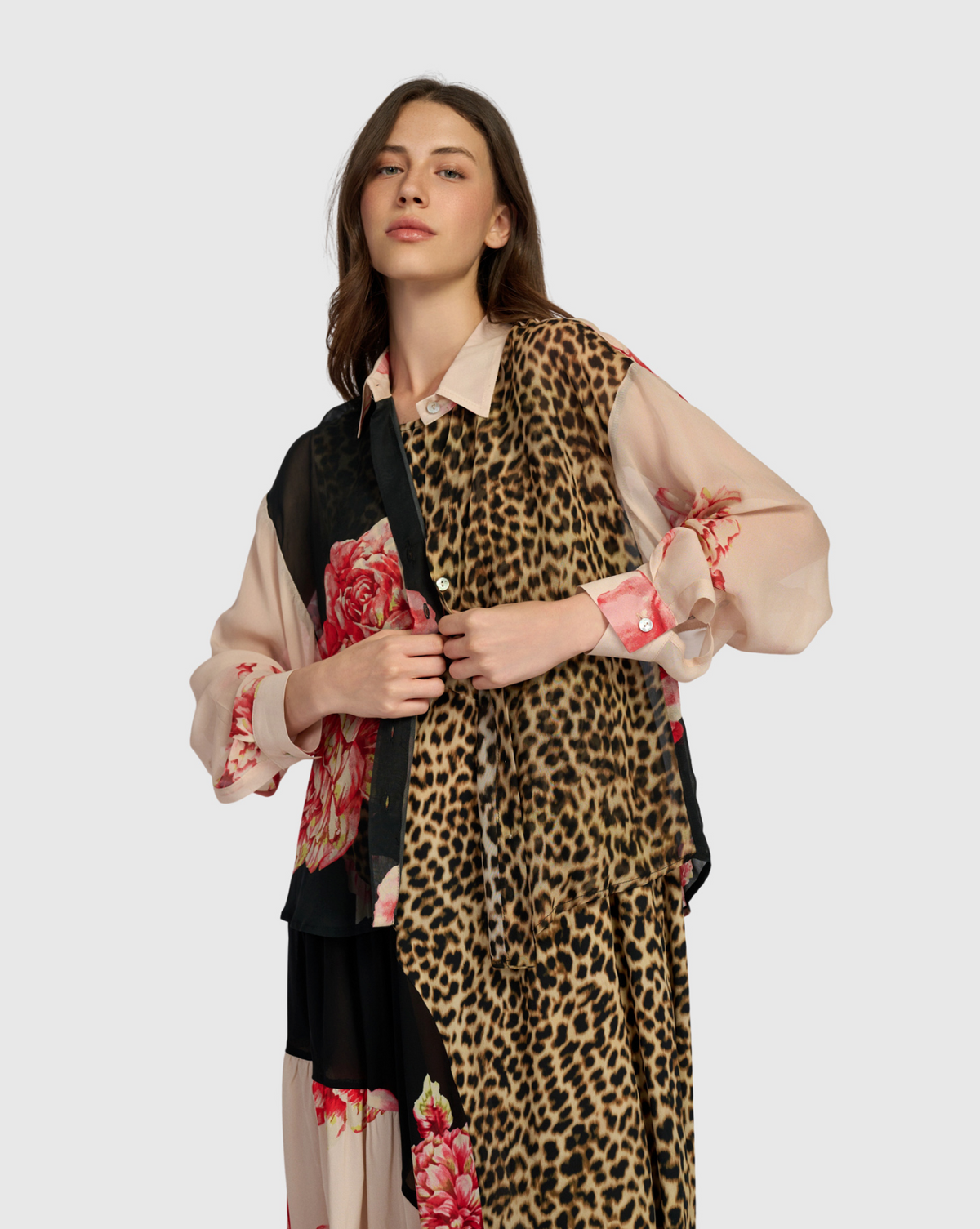 ALEMBIKA Viscose Top - ET342F - FLORAL
