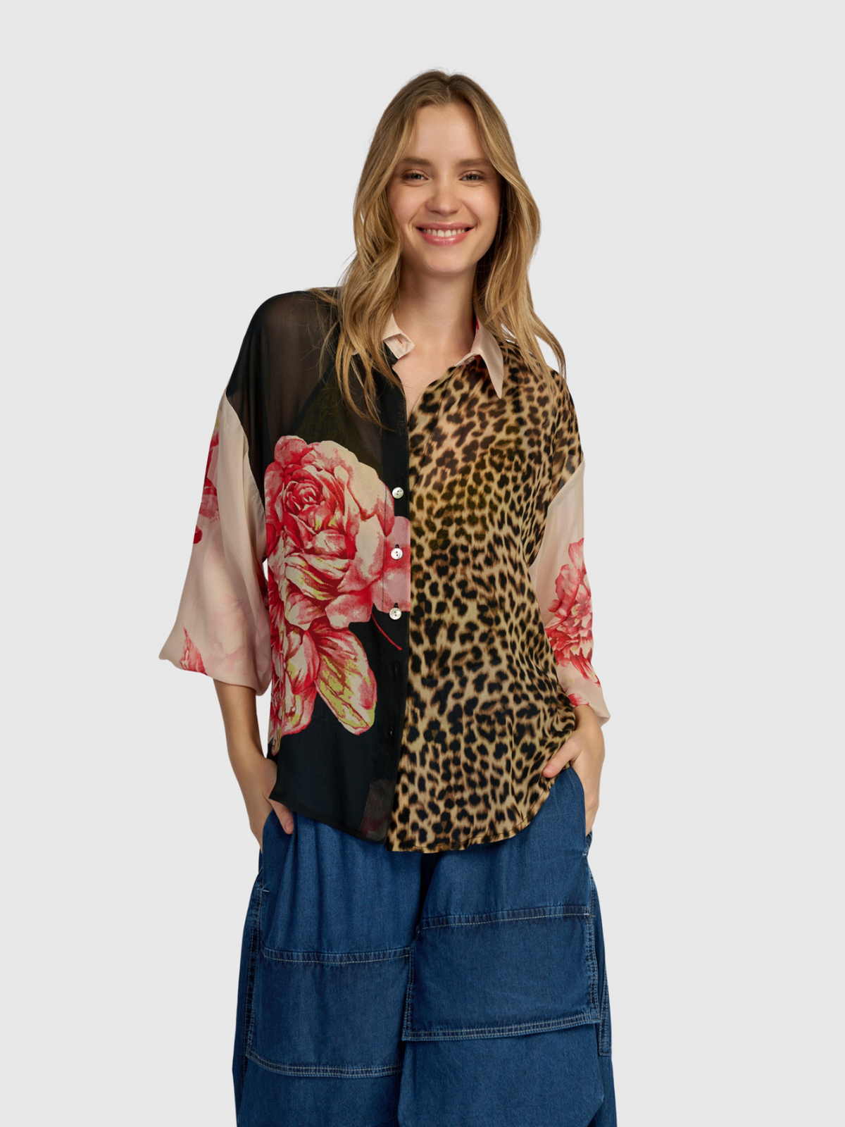 ALEMBIKA Viscose Top - ET342F - FLORAL
