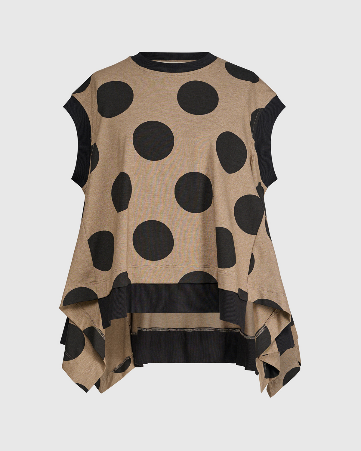 ALEMBIKA Cotton-Knit Top - UT339S - SPOTS