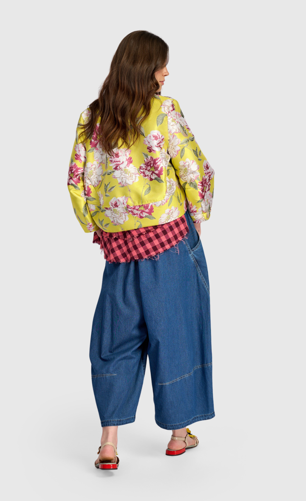 ALEMBIKA Taffeta Jacket - SJ220F - FLORAL