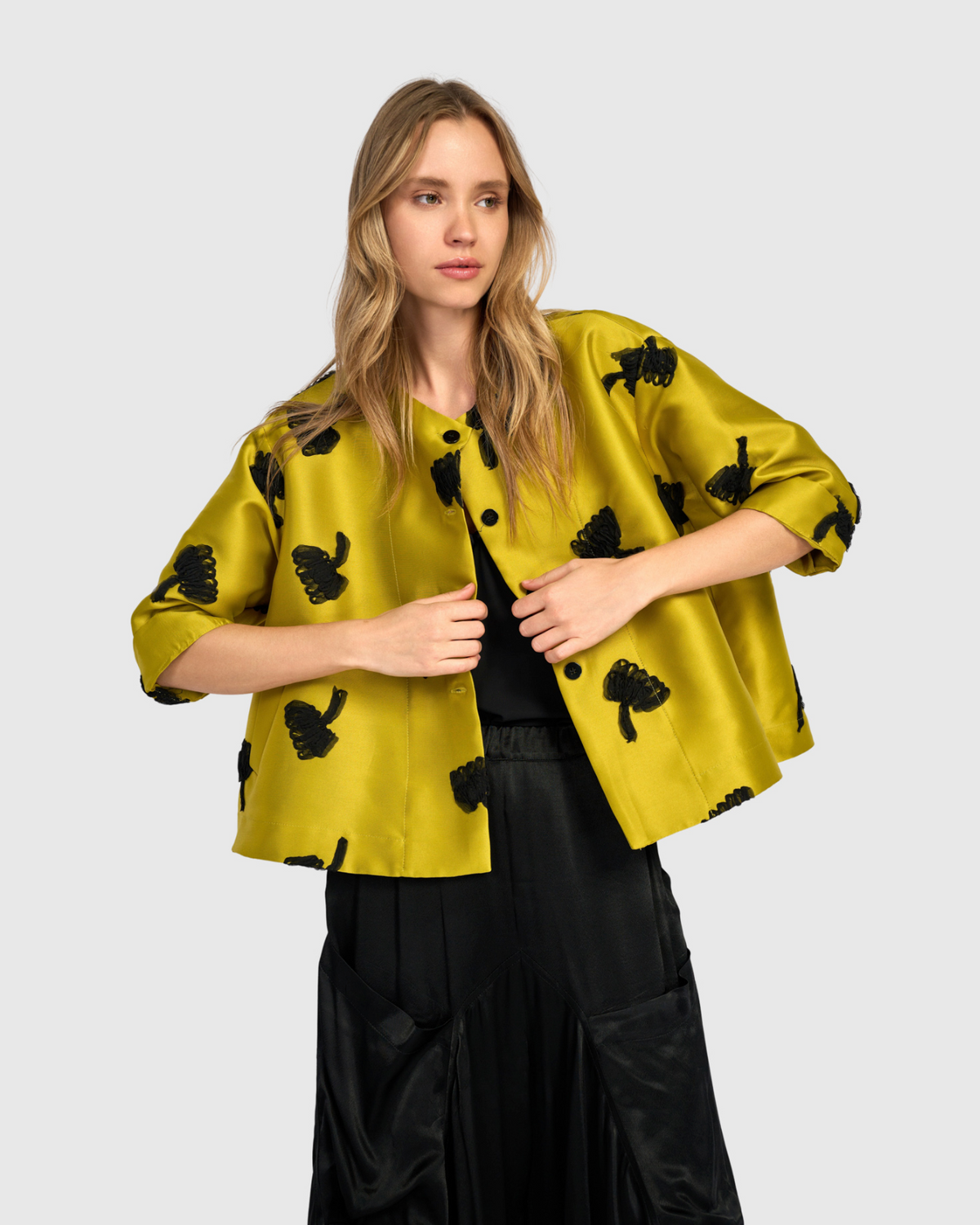 ALEMBIKA Polyester Jacket - EJ321M - MERIGOLD